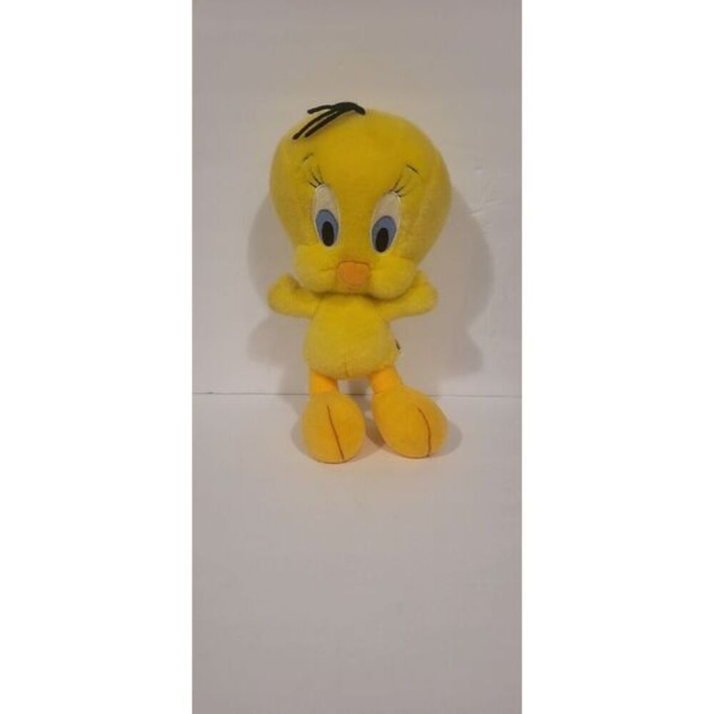 Vintage 1996 Warner Brothers Studio Store Yellow 12" Tweety Bird Plush Toy
